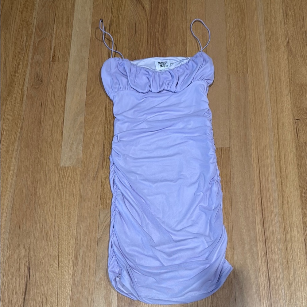 Princess Polly Lavender Ruffle Dress